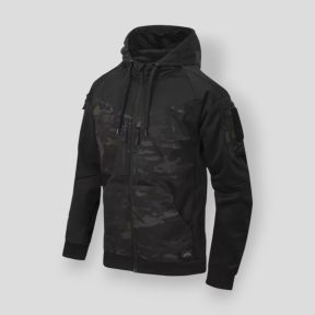 rogue hoodie (fullzip) - black / multicam® black - helikon
