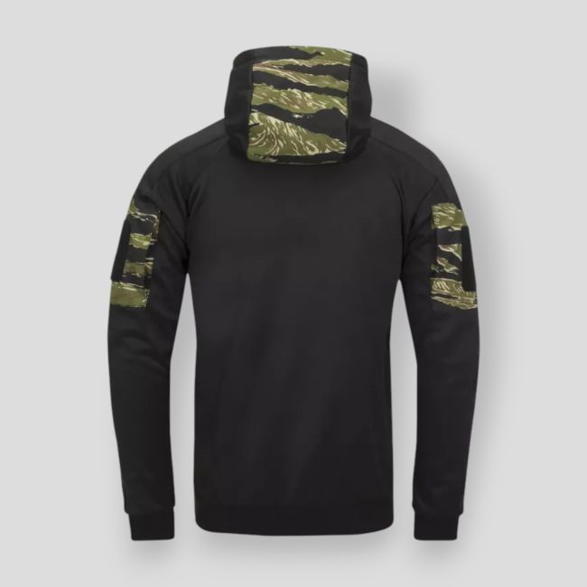 rogue hoodie (fullzip) - black / tiger stripe - helikon