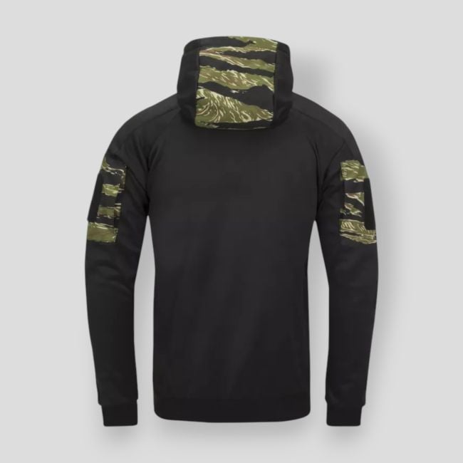 rogue hoodie (fullzip) - black / tiger stripe - helikon
