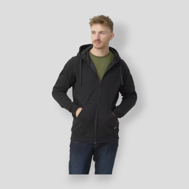 urban tactical hoodie lite (fullzip)® - black - helikon