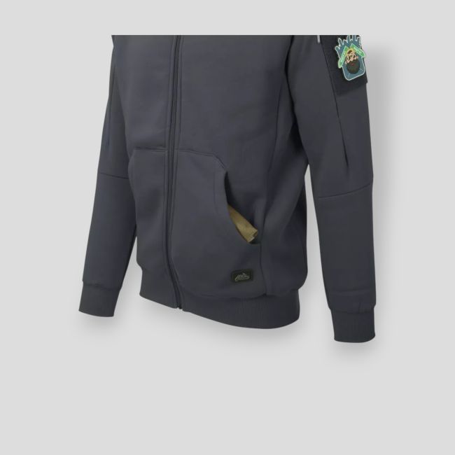 urban tactical hoodie lite (fullzip)® - grey - helikon