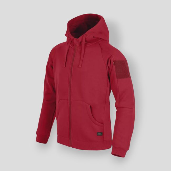 urban tactical hoodie lite (fullzip)® - red - helikon