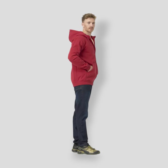 urban tactical hoodie lite (fullzip)® - red - helikon
