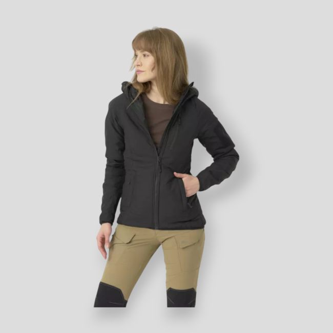 women's wolfhound hoodie jacket® - black - helikon