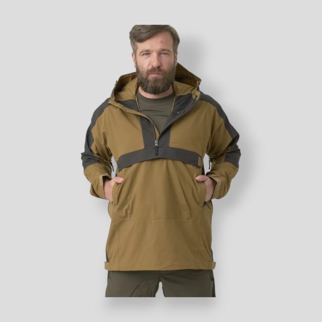 woodsman anorak jacket® - coyote / ash grey - helikon