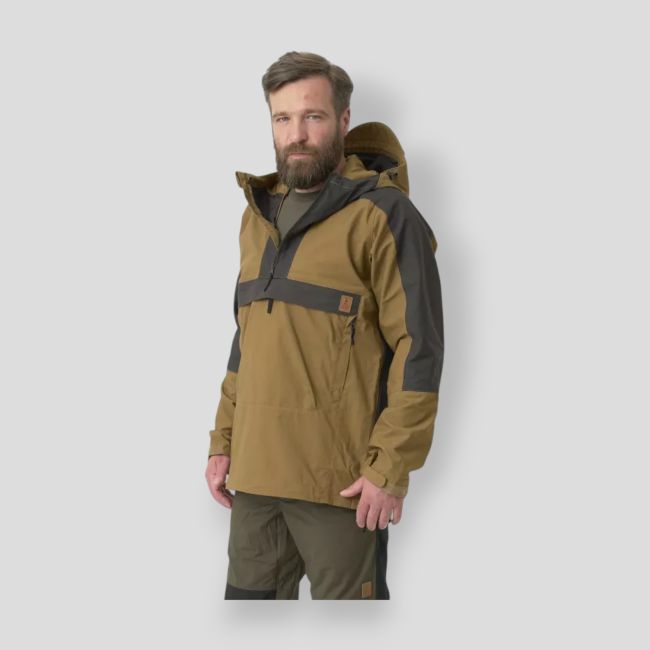 woodsman anorak jacket® - coyote / ash grey - helikon
