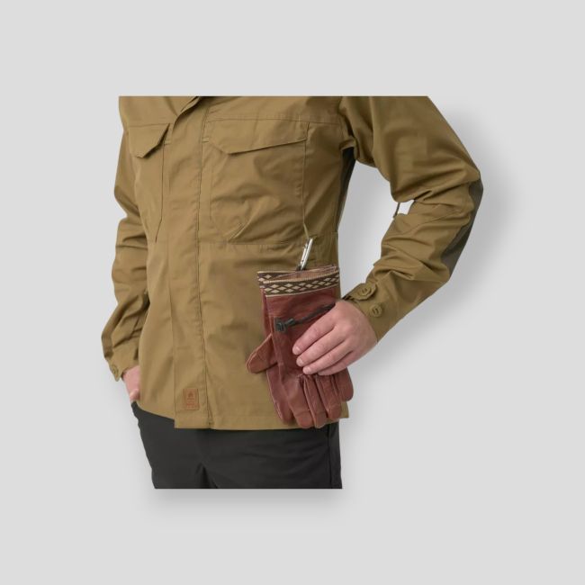 woodsman shirt® - coyote / taiga green a - helikon