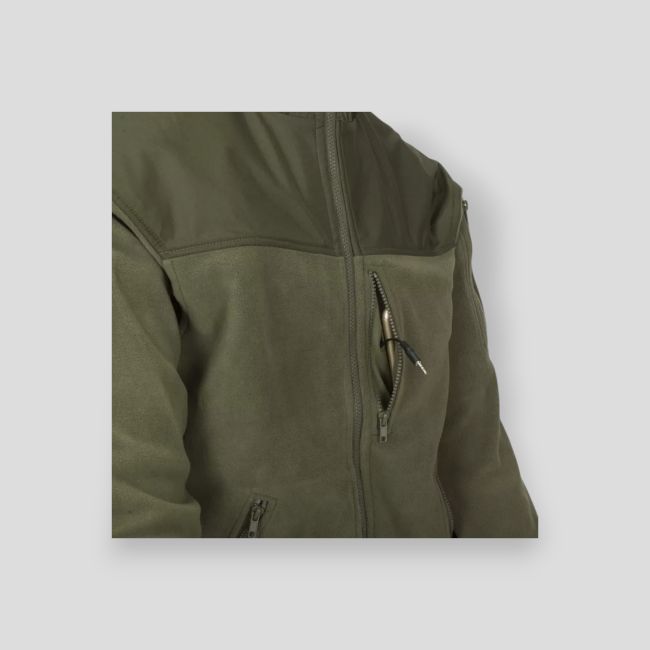 Classic Army Jacke - Fleece - Olivgrün/Schwarz - Helikon
