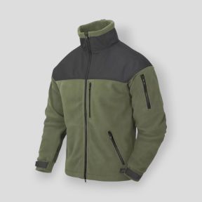 Classic Army Jacke - Fleece - Olivgrün/Schwarz - Helikon