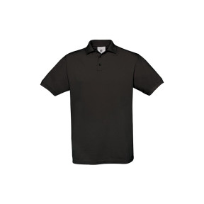 Kurzarm-Poloshirt Schwarz - B&C