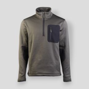 Pull-over avec 1/2 zip Thermo Fleece - Vert Olive - Mil-Tec