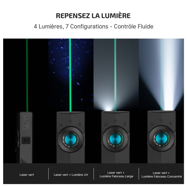 Lampe compacte EDC Ark Pro (1 500 lumens) - Noir Mat - Olight
