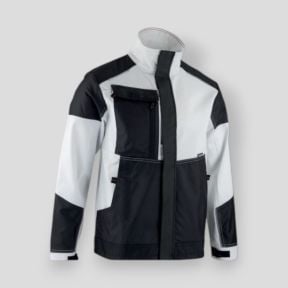 Veste bicolore stretch Opaque - Blanc/Gris Nuit - LMA