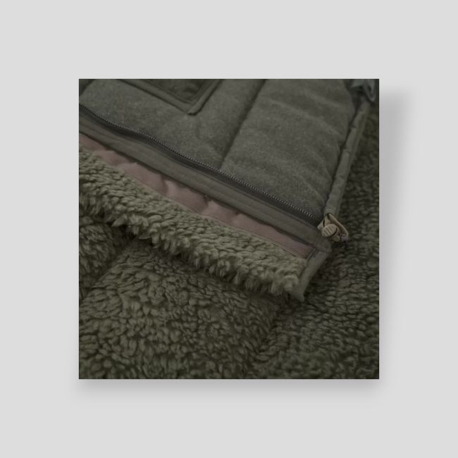 Polarjagd-Decke aus Loden für den Unterkörper (200cm) G-LOFT® - Olivgrün - Carinthia