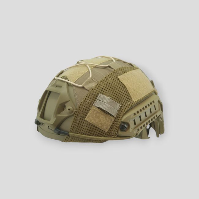 Taktyczny pokrowiec na hełm Fast - Coyote - Kombat Tactical