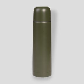 Isolierflasche 1L aus Edelstahl - Olivgrün - Mil-Tec