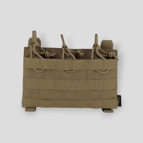 Porte-chargeur triple Eagle pour fusils d'assaut avec dos velcro - Coyote - Trix Tactical