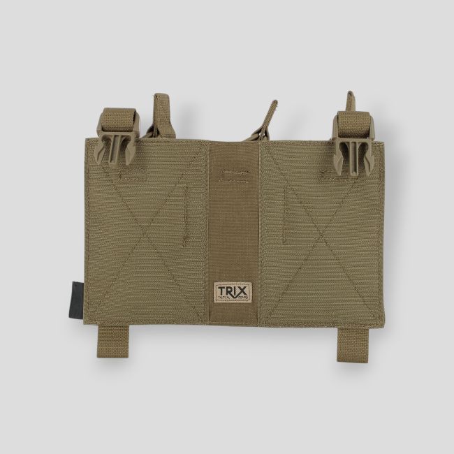 Porte-chargeur triple Eagle pour fusils d'assaut avec dos velcro - Coyote - Trix Tactical