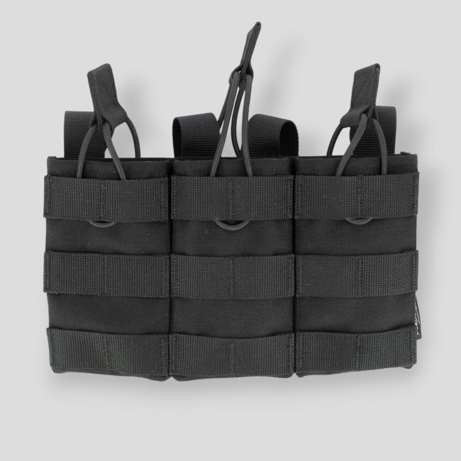 Dreifache Magazintasche Eagle für Sturmgewehre - Schwarz - Trix Tactical