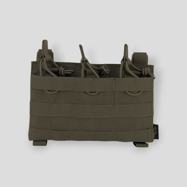 Porte-chargeur triple Eagle pour fusils d'assaut avec dos velcro - Ranger Green - Trix Tactical