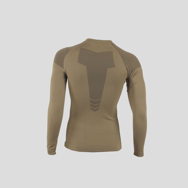 T-shirt à manches longues Seamless Commando - Coyote - Trix Tactical