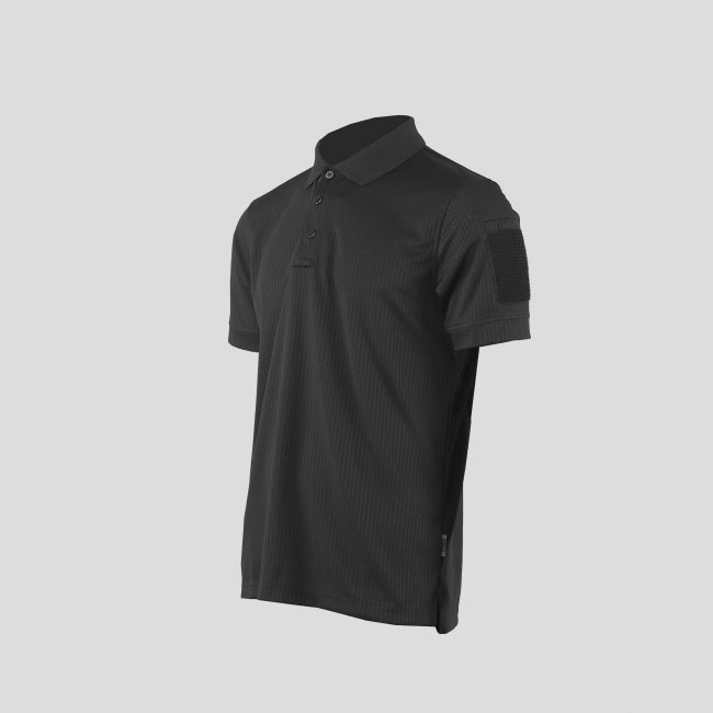 Polo Viper oddychające performance - Czarne - Trix Tactical