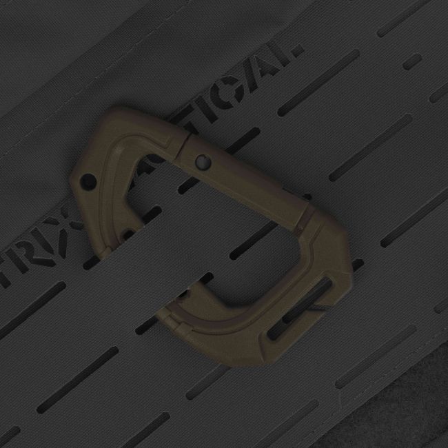 Lot de 2 mousquetons 9cm - Ranger Green - Trix Tactical