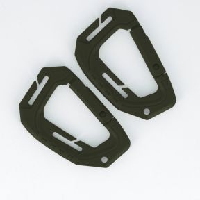 Lot de 2 mousquetons 9cm - Ranger Green - Trix Tactical
