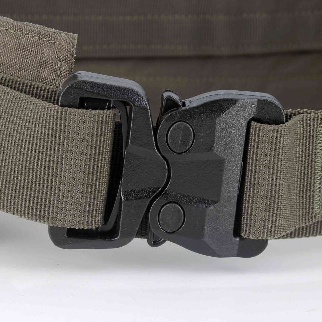 Ceinture double Sniper avec boucle cobra en polymère - Ranger Green - Trix Tactical