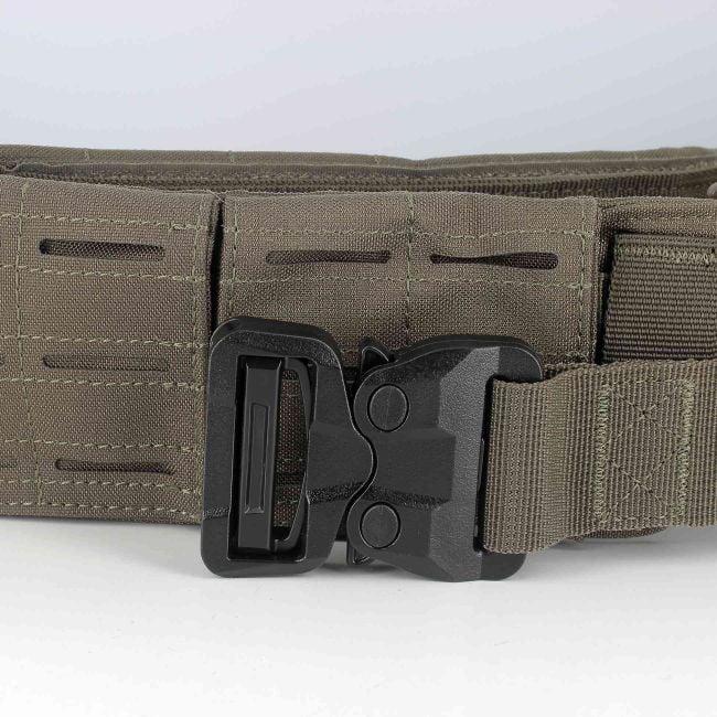 Ceinture double Sniper avec boucle cobra en polymère - Ranger Green - Trix Tactical