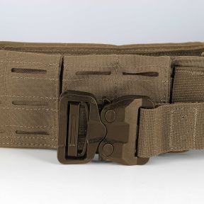 Ceinture double Sniper avec boucle cobra en polymère - Coyote - Trix Tactical