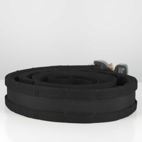 Podwójny pasek Elite z metalową klamrą cobra - Czarny - Trix Tactical