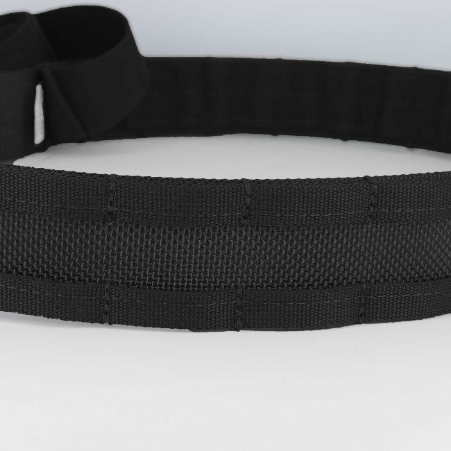 Podwójny pasek Elite z metalową klamrą cobra - Czarny - Trix Tactical