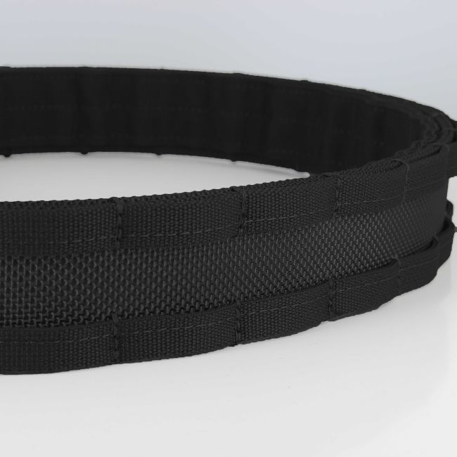 Ceinture double Elite avec boucle cobra en métal - Noir - Trix Tactical