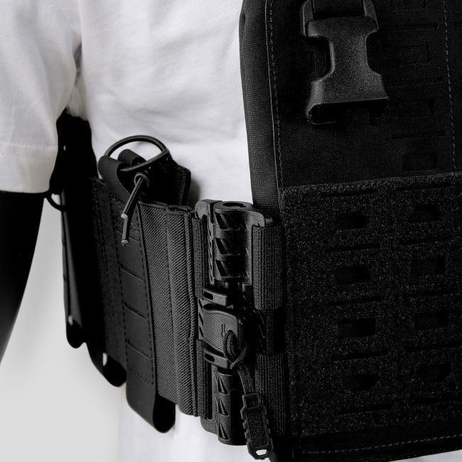 Balistyczne etui bojowe Fighter - Czarny - Trix Tactical