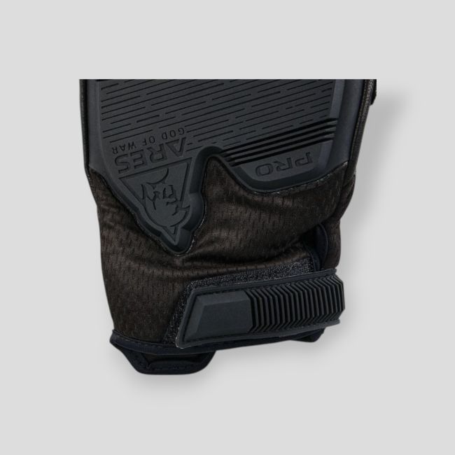 Gants tactiques Pro coqués - Noir - Ares