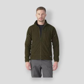 alpha tactical jacket - grid fleece - olivgrün - helikon