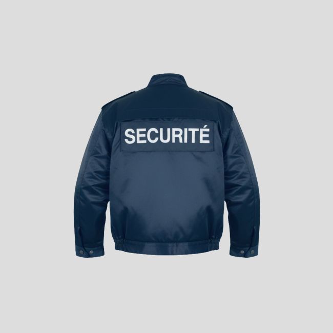 Wasserabweisende Jacke Platinium Action Line mit Sicherheits-Flaps - Marineblau - Patrol Equipement