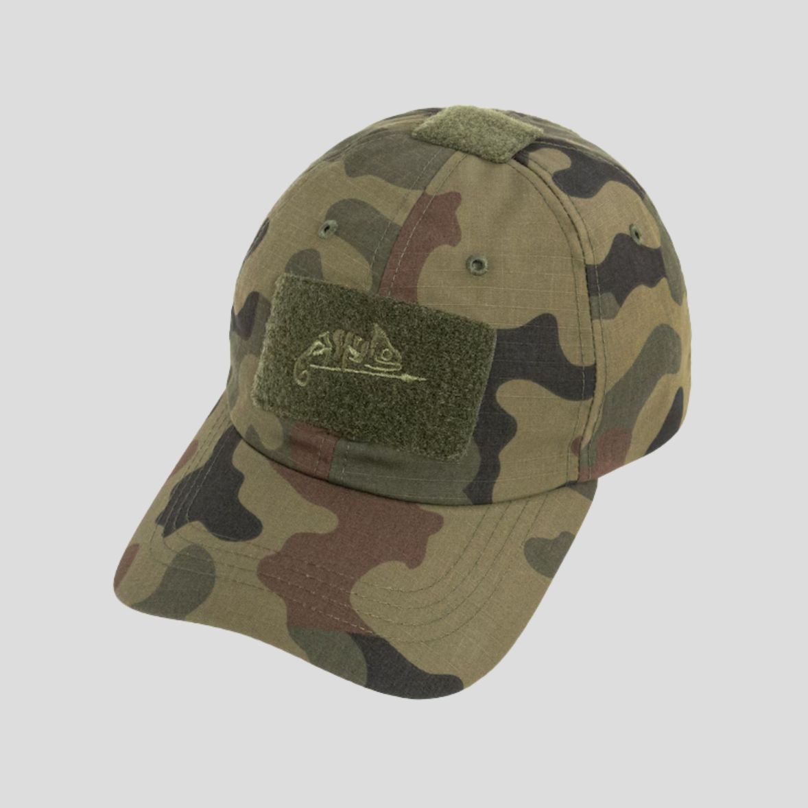 Helikon-tex BBC CAP - POLYCOTTON RIPSTOP Tactical EDC Velcro Panel Woo - Woodland Tactical Shop - View #7