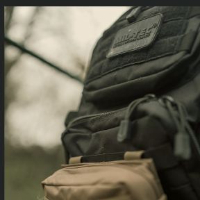 US Assault Rucksack 36L - Schwarz - Mil-Tec