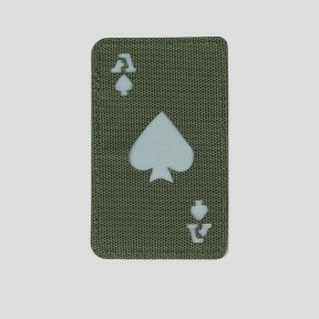 Patch lasercut Ace - Oliwkowy - 101 Inc