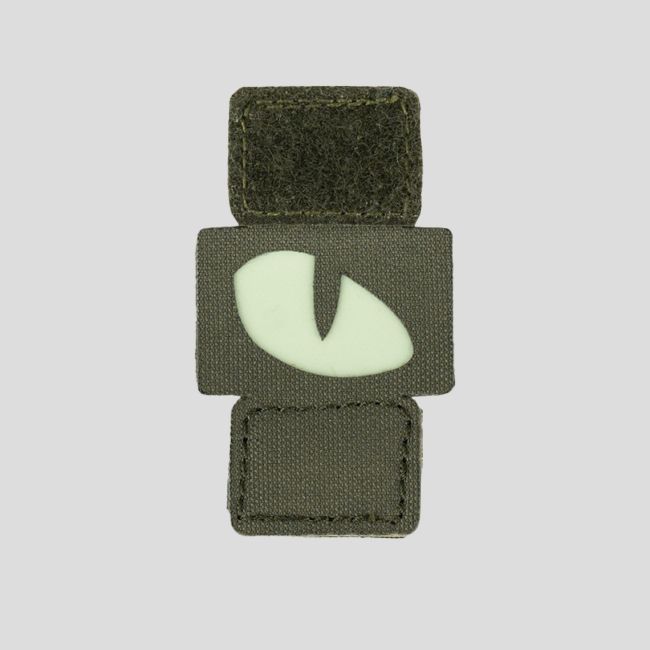 Patch lasercut Molle fosforescente Cat Eyes - Verde Oliva - 101 Inc