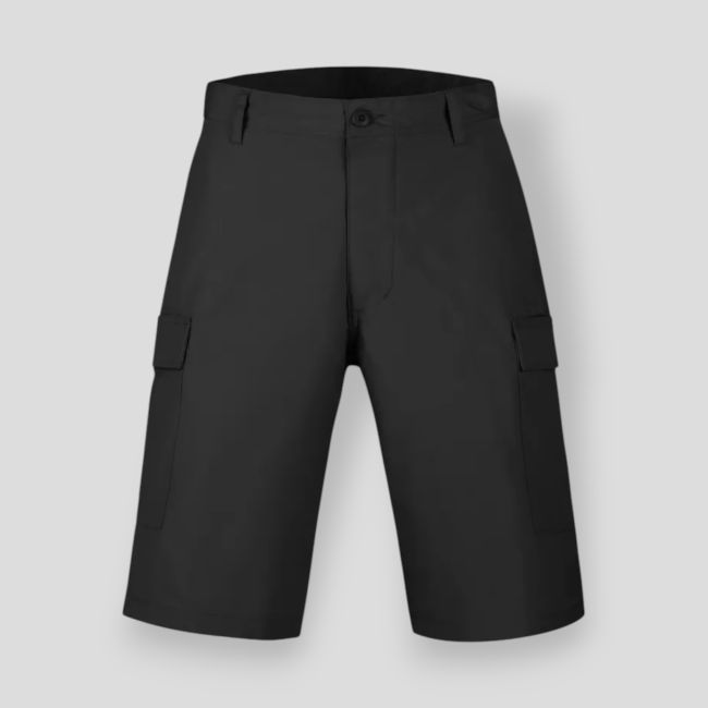 BDU Shorts - Polycotton Ripstop - Schwarz - Helikon