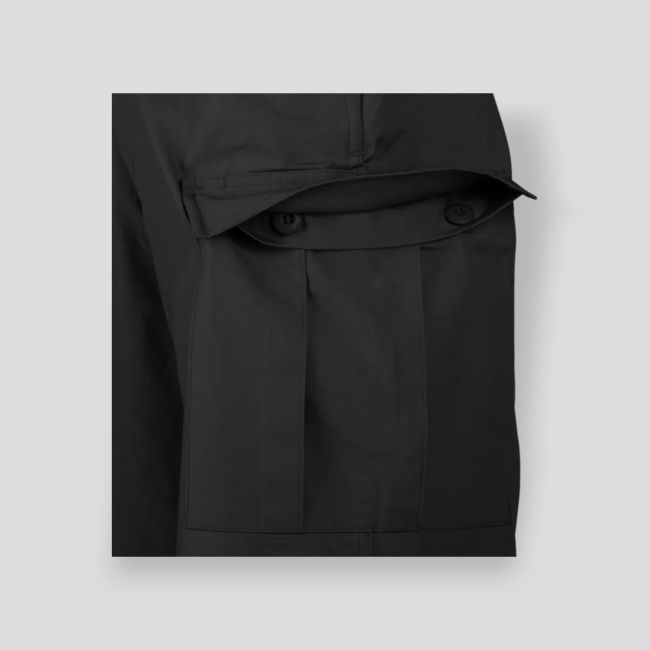 BDU Shorts - Polycotton Ripstop - Schwarz - Helikon