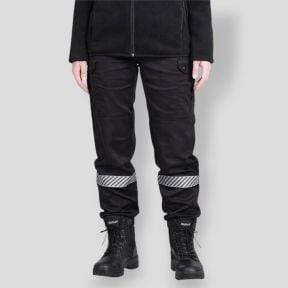 Sicherheitshose mit Elasthan SECURITY - Schwarz - Force Series