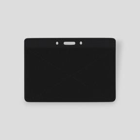 Porta-cartão de identidade com velcro - Preto - OPEX