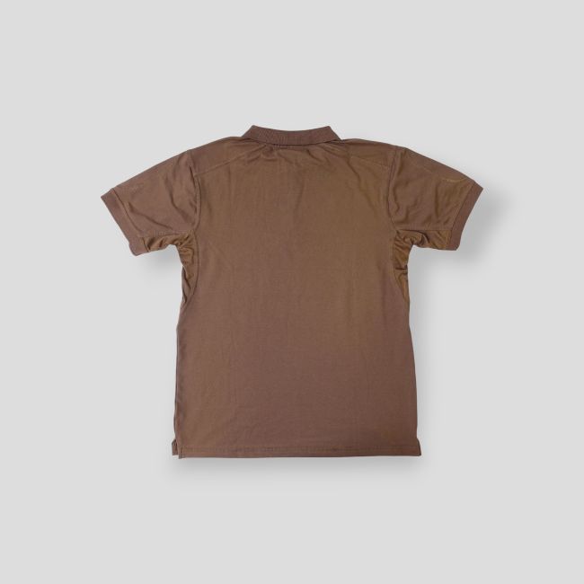 Polo Tropper col zippé spandex 210g - Coyote - OPEX