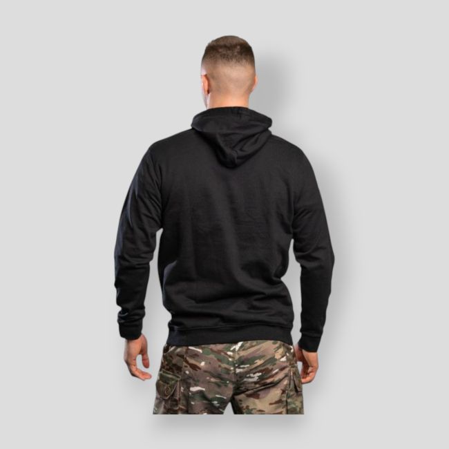 Sweat-shirt brodé Troupes de Montagne Design - Noir - Summit Outdoor Lifestyle
