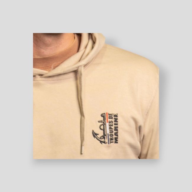 Sudadera bordada Tropas de Marina Design - Light Sand - Summit Outdoor Lifestyle