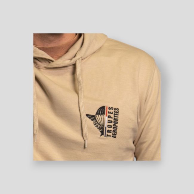 Sudadera bordada Tropas aerotransportadas Design - Light Sand - Summit Outdoor Lifestyle